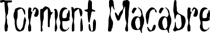 Torment Macabre Font