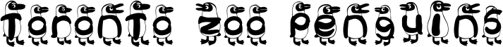 Toronto Zoo Penguins Font
