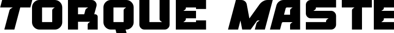 Torque Master Font