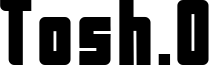 Tosh.0 Font