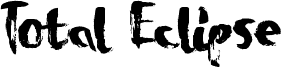 Total Eclipse Font