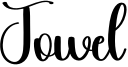 Towel Font