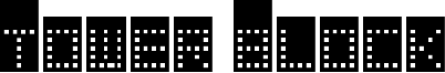 Tower Block Font