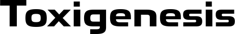 Toxigenesis Font