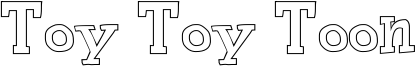 Toy Toy Toon Font