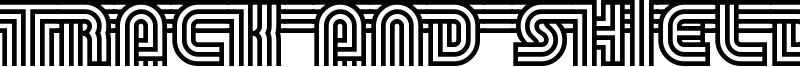Track and Shield Font