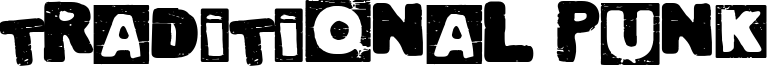 Traditional Punk Font