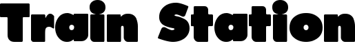 Train Station Font