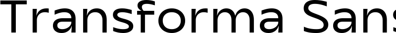 Transforma Sans Font