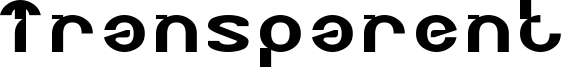 Transparent Font