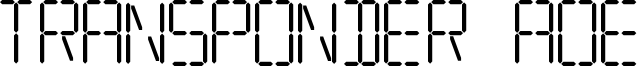 Transponder AOE Font