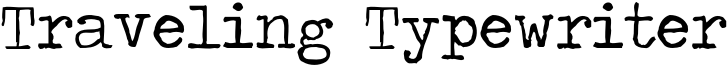 TravelingTypewriter.otf