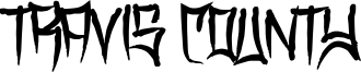 Travis County Font
