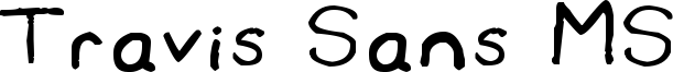 Travis Sans MS Font