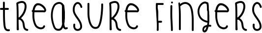 Treasure Fingers Font