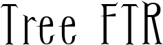 Tree FTR Font