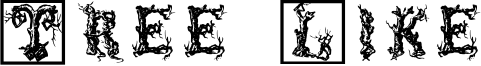 Tree Like Font
