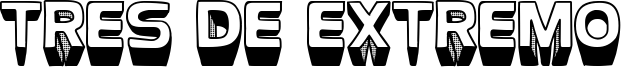 Tres De Extremo Font