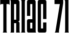 Triac 71 Font