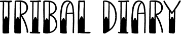 Tribal Diary Font