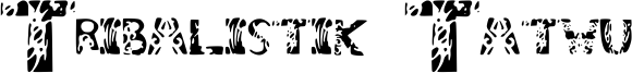 Tribalistik Tatwu Font