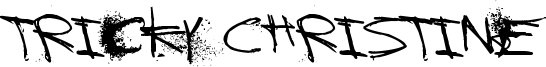 Tricky Christine Font