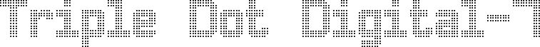 Triple Dot Digital-7 Font