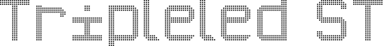 Tripleled ST Font