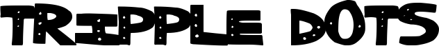 Tripple Dots Font