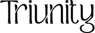 Triunity Font