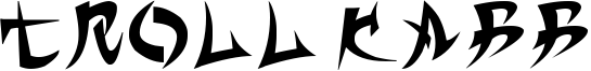 Troll Kabbá Font