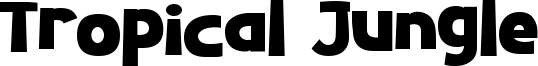 Tropical Jungle Font
