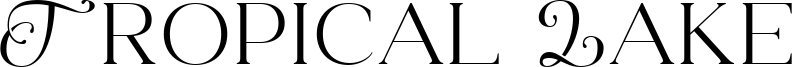 Tropical Lake Font
