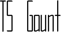 TS Gaunt Font