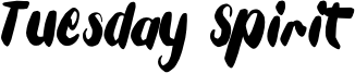 Tuesday Spirit Font