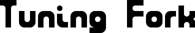 Tuning Fork Font