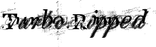Turbo Ripped Font