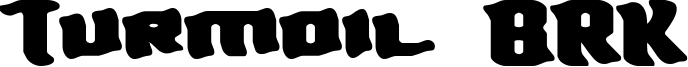 Turmoil BRK Font