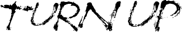 Turn Up Font