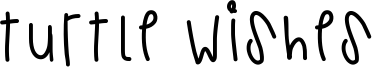 Turtle Wishes Font