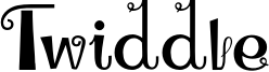 Twiddle Font