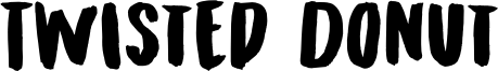 Twisted Donut Font