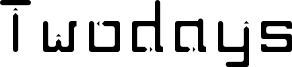 Twodays Font
