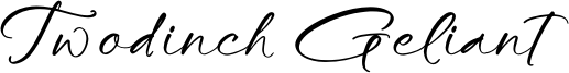 Twodinch Geliant Font
