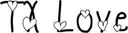 TX Love Font