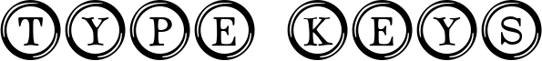 Type Keys.ttf