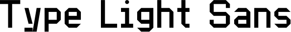 Type Light Sans Font