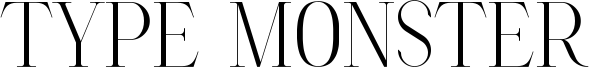 Type Monster Font
