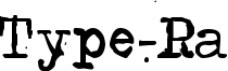 Type-Ra Font