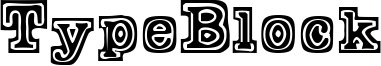 TypeBlock Font